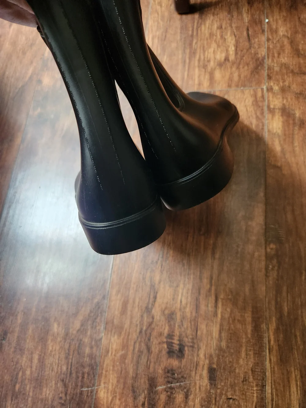 Capelli of New York Black Chelsea Rain Boots